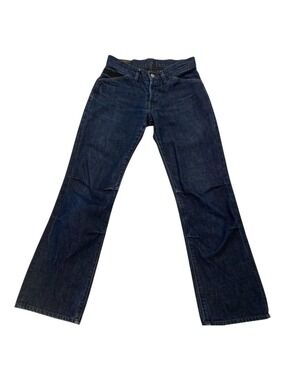 Pepe jeans London blue women 100% cotton high rise bootcut straight 90’s size 28